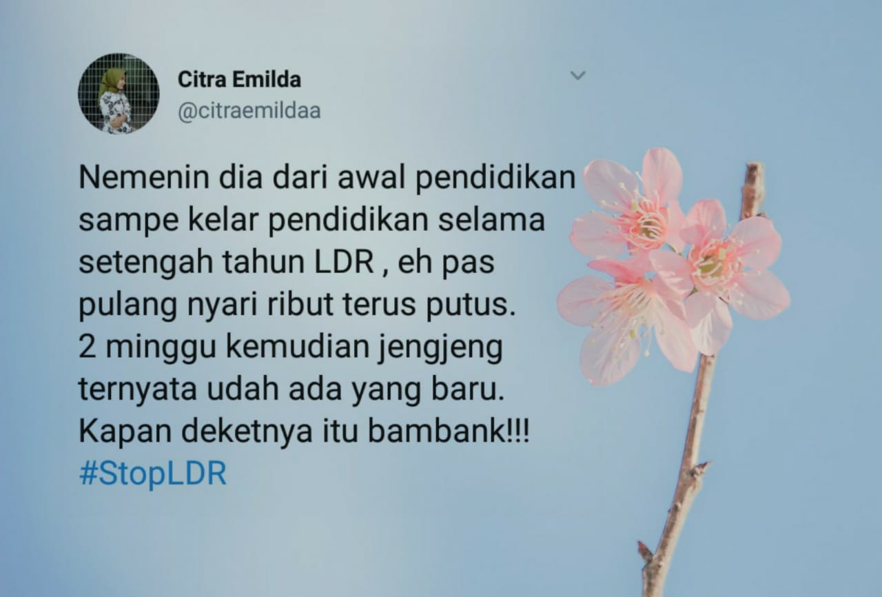 16 Pejuang LDR Luapkan Kekesalan Soal Cinta Jarak Jauh. Tagar #StopLDR Jadi Puncak Kemuakannya