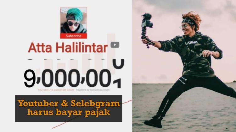 Subscriber Youtube Atta Halilintar Capai 9 Juta. Nggak Kebayang Berapa Pajak yang Harus Dibayar