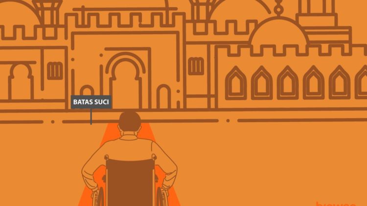 Karena Kursi Rodanya Kotor, Satpam Larang Difabel Masuk Masijd. Miris Sih, Tapi Baca Dulu Faktanya
