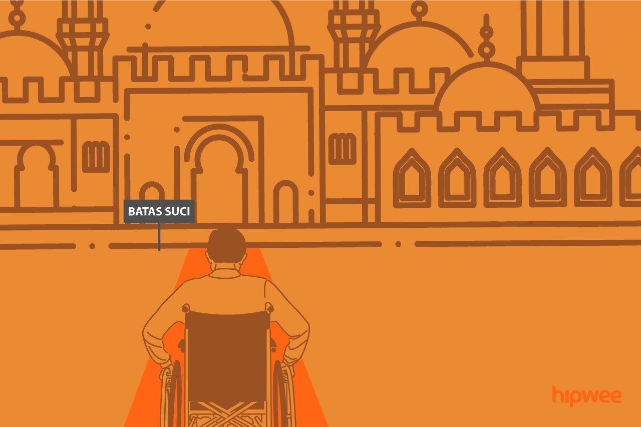 Karena Kursi Rodanya Kotor, Satpam Larang Difabel Masuk Masijd. Miris Sih, Tapi Baca Dulu Faktanya