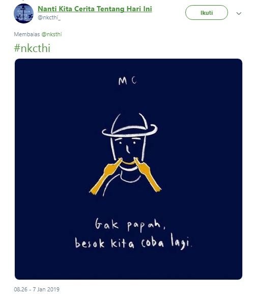 Balasan Akun @NKSTHI pada @NKCTHI Ini Ibarat Cewek yang Punya Cowok Cuek. Duh Gemesh Liatnya~ 26 Balasan Akun @NKSTHI pada @NKCTHI Ini Ibarat Cewek yang Punya Cowok Cuek. Duh Gemesh Liatnya~
