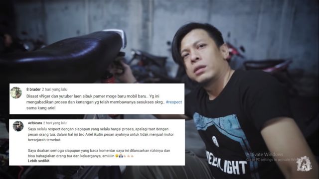 Bikin Vlog Benerin Motor Tua, Ariel Noah Dipuji Warganet. Alasan di Baliknya Emang Bikin Haru sih 4
