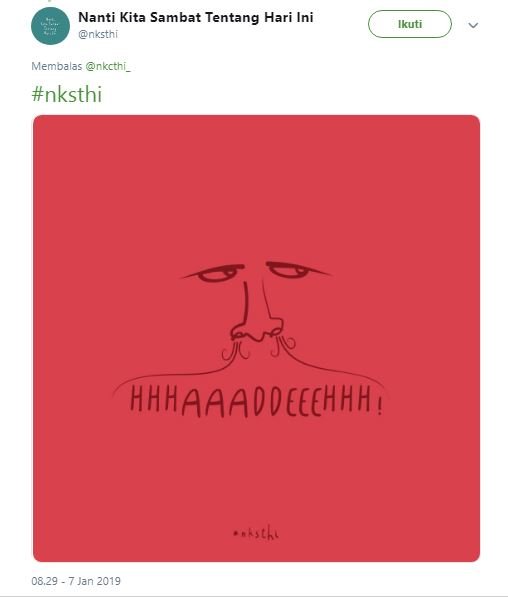 Balasan Akun @NKSTHI pada @NKCTHI Ini Ibarat Cewek yang Punya Cowok Cuek. Duh Gemesh Liatnya~ 27 Balasan Akun @NKSTHI pada @NKCTHI Ini Ibarat Cewek yang Punya Cowok Cuek. Duh Gemesh Liatnya~