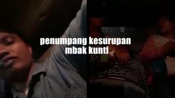 Viral Sebuah Video Penumpang Kesurupan Mbak Kunti dalam Taksi. Dengerin Suaranya deh, Serem Banget!