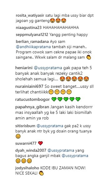 Lucunya Andhika Pratama Ngasih Kode Tambah Anak ke Ussy. Warganet Pun Dukung Penuh!