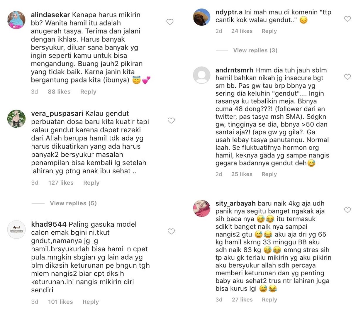 Ngeluh BB Naik 4 Kilo Selama Hamil, Tasya Kamila 'Disemprot' Warganet. Haduh!