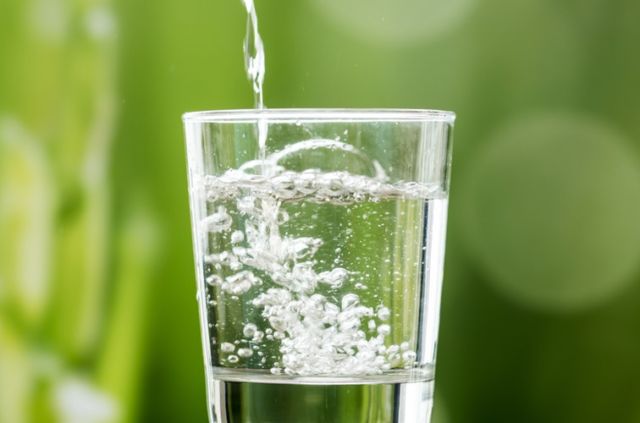 drinking water