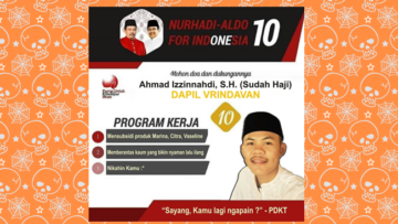 10+ Kontribusi Kreatif dari Warganet Demi Nyaleg buat Pemenangan Nurhadi-Aldo. Bisa Menang Telak nih!