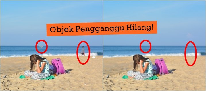 Cuma Pakai Ponsel, Objek Mengganggu di Foto Bisa Dihapus. Simsalabim!