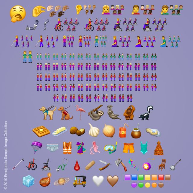 Begini Penampakan 230 Emoji Baru di Tahun 2019. Orangutan yang Asli Indonesia pun Kini Ada Emojinya