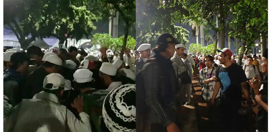 Sejumlah Jurnalis Alami Persekusi Saat Liput Tertangkapnya Copet di Munajat 212. Begini Kronologinya