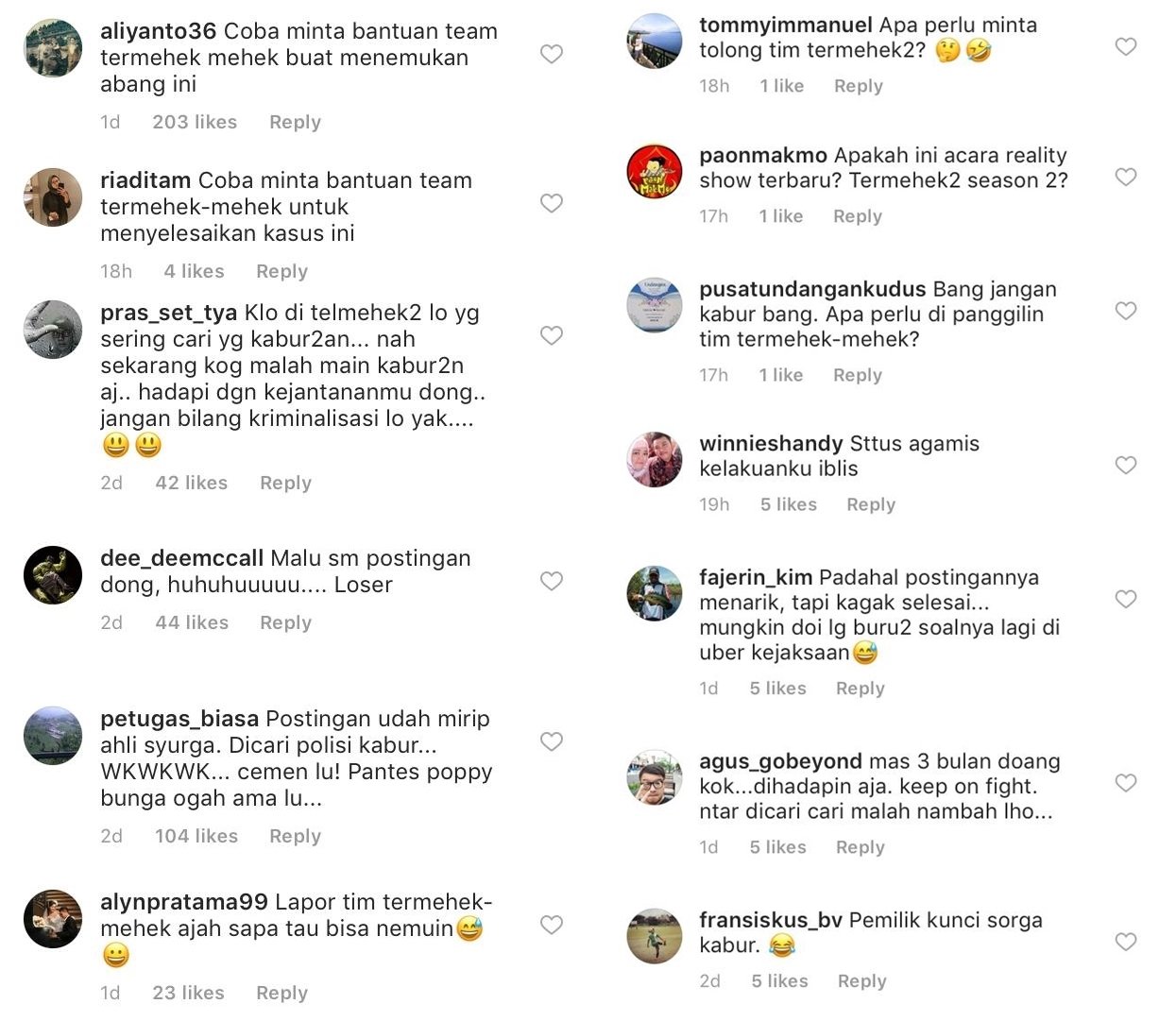 Mandala Shoji Jadi Buronan, Warganet Minta Tim 