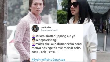 Candaan Warganet Soal Alasan Syahrini Nikah di Jepang. Bentar Lagi #SyahriniReinoSatuAtap, Mantul!