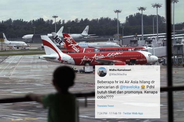 Ramai Dikabarkan Hilang dari Traveloka dan Tiket.com, Begini Penjelasan Pihak AirAsia