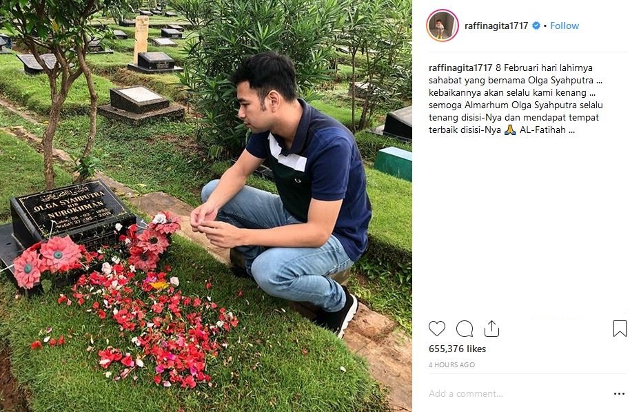 Ulang Tahun ke-36, Para Sahabat Kenang dan Datangi Makam Olga Syahputra. Kita Semua Rindu!