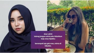 Dihujat Karena Terang-terangan Buka Hijab, Salmafina Malah ‘Ditodong’ Nyumbangin Baju-bajunya. Maunya Apa Ya Mereka?