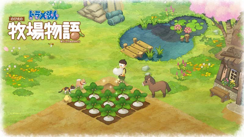 Begini Jadinya Kalau Karakter Doraemon Ada di Game Harvest Moon. Asyik nih buat Nostalgia~