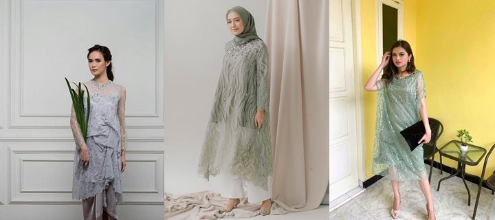 10 Inspirasi Model Baju Bukan Kebaya dari Kain Tule