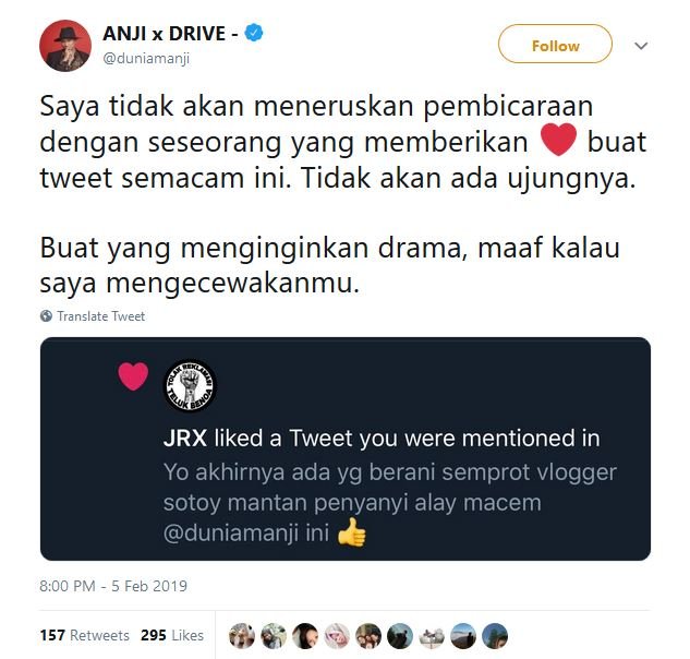 Buat Video Klarifikasi Soal RUU Permusikan sama Anang, Kini Anji-Jerinx SID Malah Bersitegang. Duh! 15 Buat Video Klarifikasi Soal RUU Permusikan sama Anang, Kini Anji-Jerinx SID Malah Bersitegang. Duh!