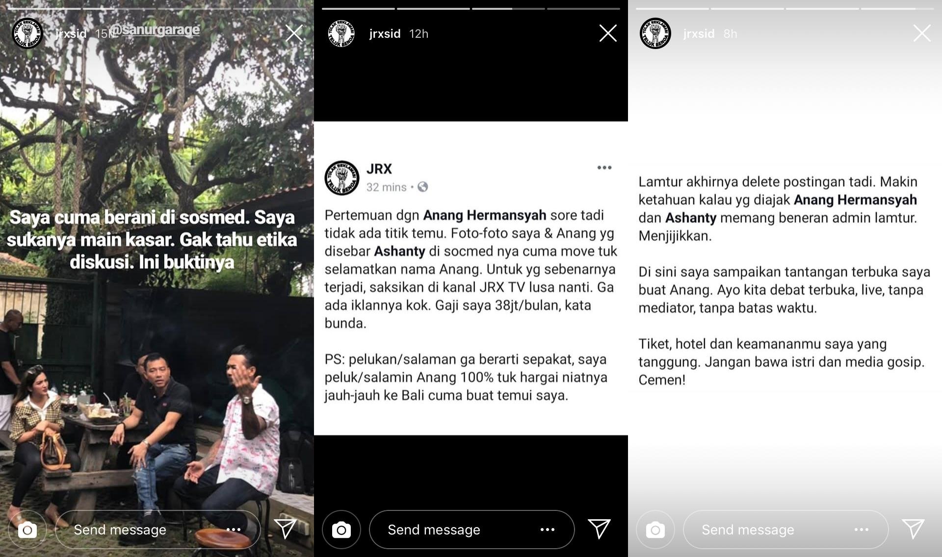 Breaking News! Jerinx 'SID' Kembali Murka Setelah Anang-Ashanty Bertemu Admin Akun Gosip di Bali