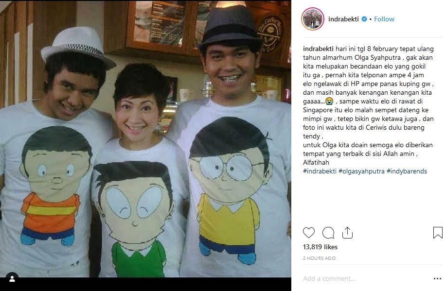 Ulang Tahun ke-36, Para Sahabat Kenang dan Datangi Makam Olga Syahputra. Kita Semua Rindu!