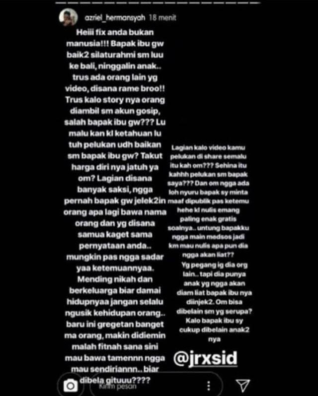 Updated Info! Azriel Buka Suara Soal Kasus Ayahnya dan Jerinx 'SID'; 'Sebagai Anak Saya Nggak Terima!'
