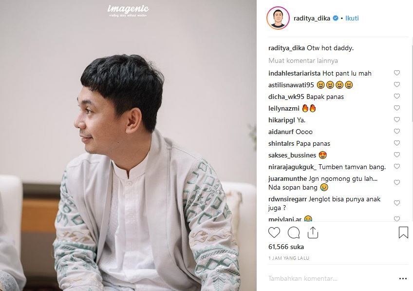 Tasyakuran 7 Bulan Kehamilan Istri, Raditya Dika, 'Otw Jadi Hot Daddy'. Emang Iya Bakal Hot?