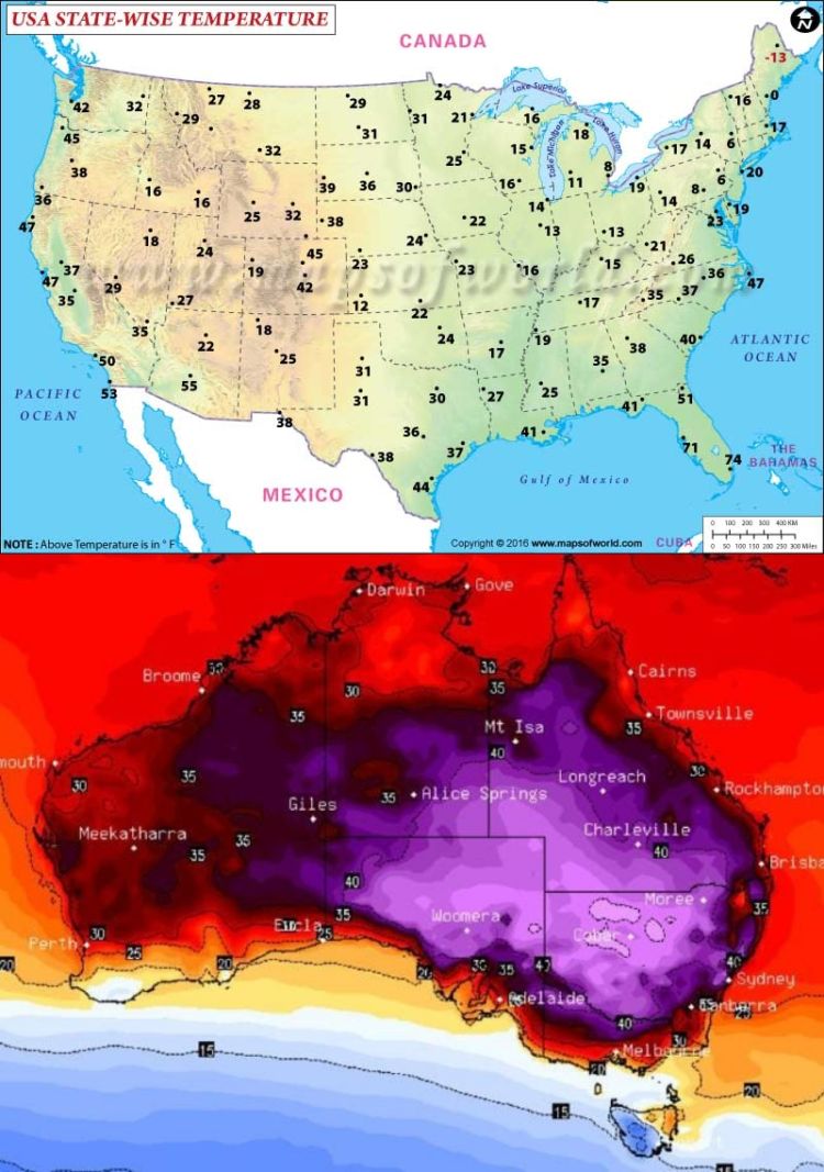 Saat Amerika Membeku, Australia Justru Sedang Meleleh. Ini 10 Perbandingannya, Beda Ekstrem Banget!