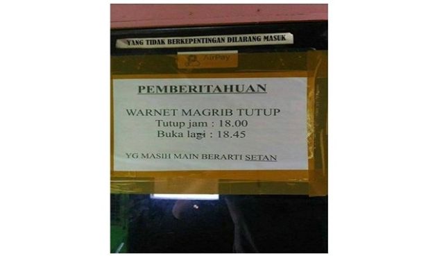 13 Peringatan Kocak yang Cuma Ada di Warnet. Dulu Sering Bikin Risih, Sekarang Malah Bikin Kangen