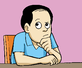 seperti diam padahal berpikir