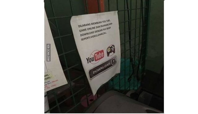 13 Peringatan Kocak yang Cuma Ada di Warnet. Dulu Sering Bikin Risih, Sekarang Malah Bikin Kangen