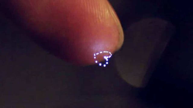 Tangible 3D holograms