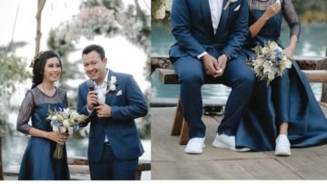 Inspirasi Gaun Pengantin yang Cocok Dipadukan dengan Sneakers Putih. Anti Pegel Saat Hari H!