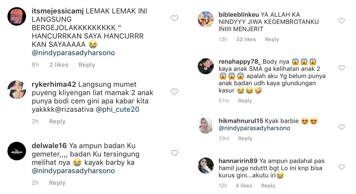 Nindy Ayunda Pamer Kaki Jenjang Bak Barbie, Warganet: 'Tolong, Lemak-Lemakku Menjerit!'