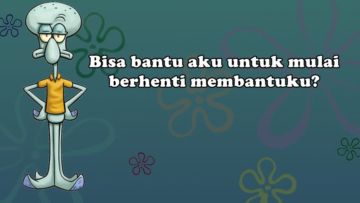 15 Kata-Kata ala Squidward Tentacles Full Makna