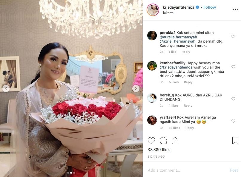 Cara Aurel-Azriel Kasih Kejutan Ultah ke Krisdayanti Ini Bikin Warganet yang Julid Bungkam. Salut Sih!
