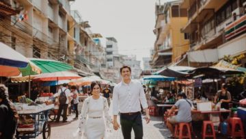 Tak Harus di Pantai atau Hutan, 10 Ide Foto Prewedding di Jalanan Ini Tak Kalah Berkesan