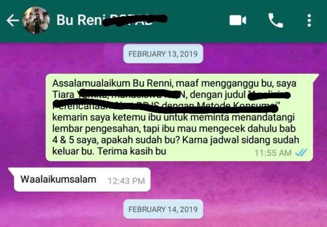 12 Balasan Chat dari Dospem ini Bukti Bahwa Skripsi Macet Kadang Bukan Karena Kita. Serba Salah, Ya~