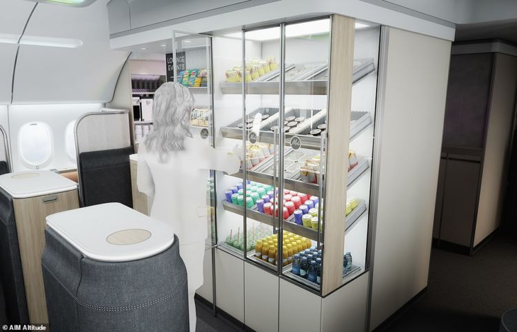 Begini Imajinasi Desain Interior Kabin Pesawat di Masa Depan. Fasilitas dan Tampilannya Keren Banget Sih!