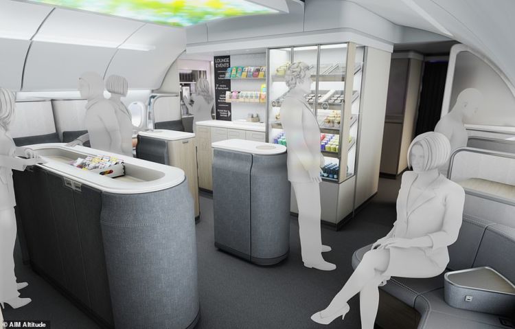 Begini Imajinasi Desain Interior Kabin Pesawat di Masa Depan. Fasilitas dan Tampilannya Keren Banget Sih!
