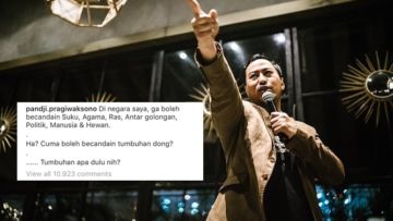 Lagi, Pandji Pragiwaksono Kena Marah Warganet Soal Postingannya yang Kontroversial Ini. Hmmm ~