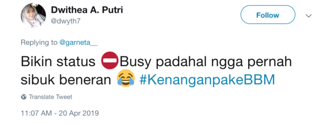 #KenanganPakeBBM Viral, 12 Nostalgia Warganet Ini Bikin Kita Ikutan Kangen. Huhu, Sedih! 25 #KenanganPakeBBM Viral, 12 Nostalgia Warganet Ini Bikin Kita Ikutan Kangen. Huhu, Sedih!