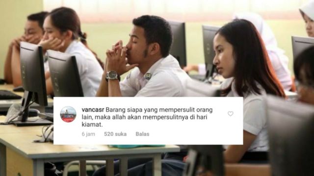 14 Luapan Hati Kocak Dedek-dedek Habis UNBK Matematika. Akun Kemendikbud jadi Sasaran