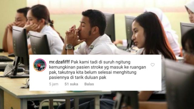 14 Luapan Hati Kocak Dedek-dedek Habis UNBK Matematika. Akun Kemendikbud jadi Sasaran
