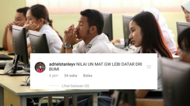 14 Luapan Hati Kocak Dedek-dedek Habis UNBK Matematika. Akun Kemendikbud jadi Sasaran