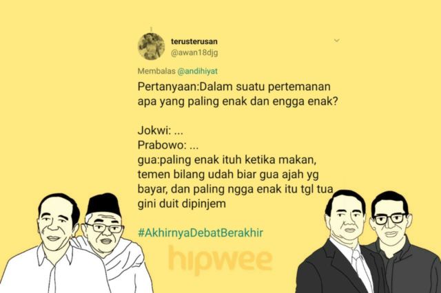 13 Cuitan Warganet Ini Jadi Hiburan Tersendiri dari Debat Semalam. Yay, #AkhirnyaDebatBerakhir Juga~ 28 13 Cuitan Warganet Ini Jadi Hiburan Tersendiri dari Debat Semalam. Yay, #AkhirnyaDebatBerakhir Juga~