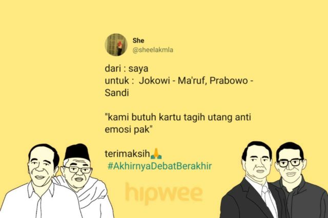 13 Cuitan Warganet Ini Jadi Hiburan Tersendiri dari Debat Semalam. Yay, #AkhirnyaDebatBerakhir Juga~ 35 13 Cuitan Warganet Ini Jadi Hiburan Tersendiri dari Debat Semalam. Yay, #AkhirnyaDebatBerakhir Juga~