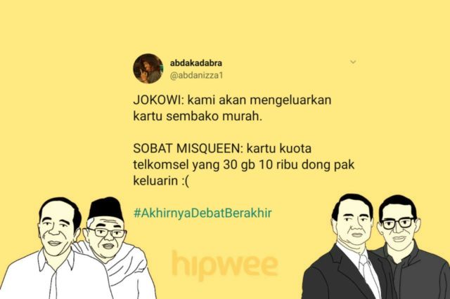 13 Cuitan Warganet Ini Jadi Hiburan Tersendiri dari Debat Semalam. Yay, #AkhirnyaDebatBerakhir Juga~ 34 13 Cuitan Warganet Ini Jadi Hiburan Tersendiri dari Debat Semalam. Yay, #AkhirnyaDebatBerakhir Juga~