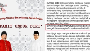 Pasangan Capres Nurhadi-Aldo Dikabarkan Pamit dari Pilpres, 6 Hal Kocak ini Mungkin Jadi Penyebabnya