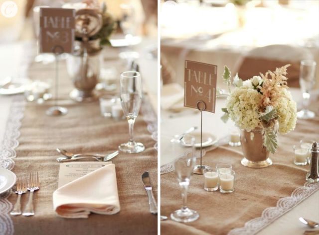 11 Ide Cantik Memasukkan Unsur Kain Goni atau Burlap ke Detail Dekorasi Pernikahan. Unik!